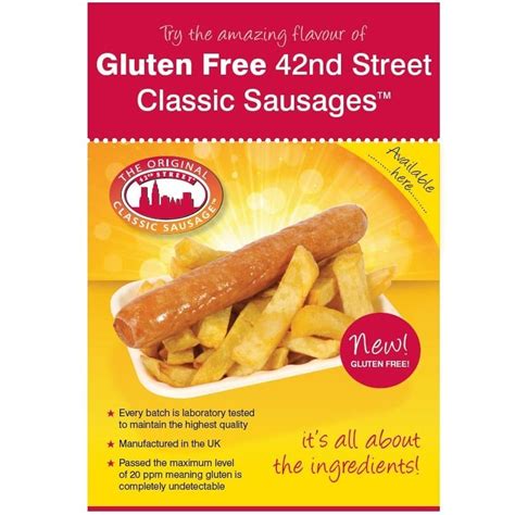Are sausages gluten free